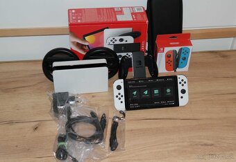 Nintendo Switch OLED 256GB Kamikaze CFW Remake + příslušenst - 2
