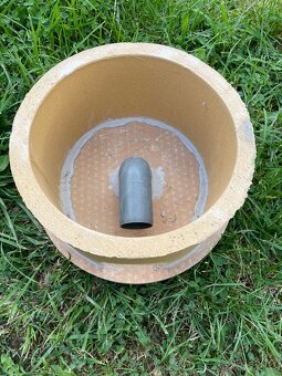 Miska na kondenz ZOP, šamotový tmel Rudomal - 2