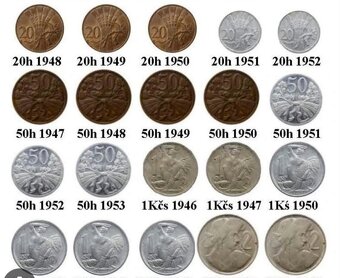 Stare bankovky a mince - 2