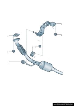Prvý diel výfuku Fabia RS tdi 96kW - 2