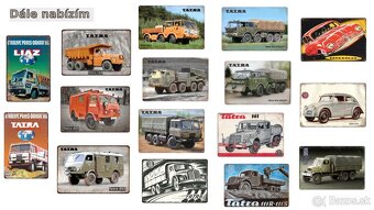 plechová cedule - Tatra 813 KOLOS (ČSLA) - 2