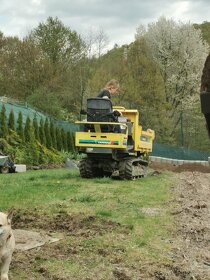 Trojstranný vyklápač, minidumper. - 2