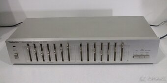 Equalizer strieborny 2x7 pasmovy TECHNICS SH-8025 vyr. JAPAN - 2