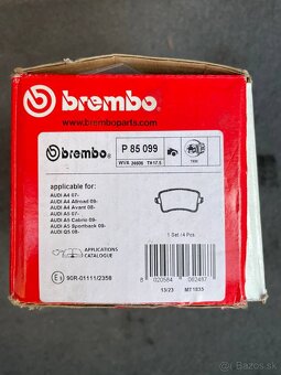 Brzdové kotúče a doštičky “Brembo” pre Audi - 2