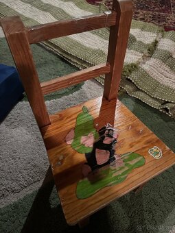 Drevené detské stoličky 2ks - 2