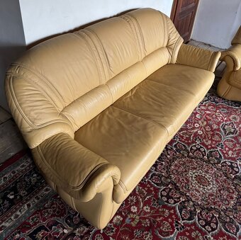 Kožená sedací souprava 3+1,5837 - 2