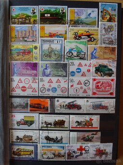 Pekná zbierka známok DOPRAVA - 2