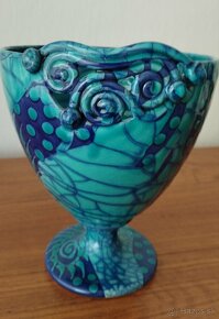 Originál keramická váza - Morvay Zsuzsa - 2