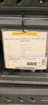 Predám liatinovú piecku ,ako nová - 2
