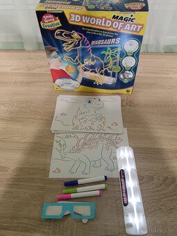3D magnetická, svietiaca tabuľka - 2