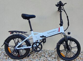 Skladací elektrický bicykel 250W 48V 20 kolesá - 2