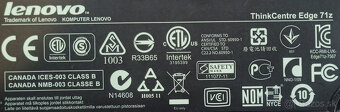 All in One PC LENOVO ThinkCentre Edge 71z - 2