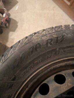 Plechové disky + zimné pneu 5x - 2