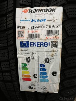 Alu disky 5x100 r17 zimné pneumatiky 215/45 r17 nové - 2