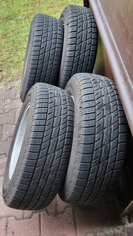 Hlinikove disky 5x114.3, J15x6JJ, ET 50 + pneu 205/70 R15 - 2