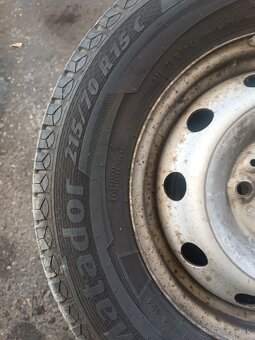 ducato jumper boxer pneu + disk 217/70 r15c - 2