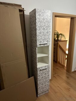 Úzka Kúpeľňová skrinka 33 x 31 x 195cm - 2