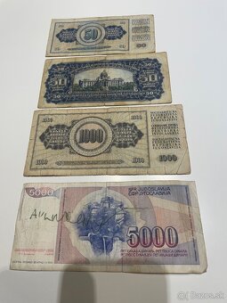 Jugoslavske bankovky - 2