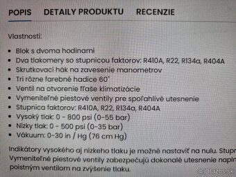 Sada na plnenie klimatizácie - 2