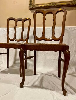 Vintage stolicky, 2 ks, cena za kus 15 eur,v95x45x43, vs47cm - 2
