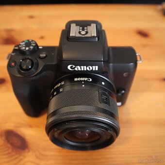 Canon EOS M50 + 15 + 45mm + příslušenství - 2
