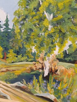 Obraz Alois Kokáč, originální olejomalba na kartonu 70x50 - 2