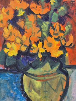 Originál Gabriela Schillerova kytica- akademicka maliarka - 2