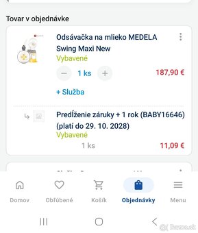 Odsavacka medela - 2