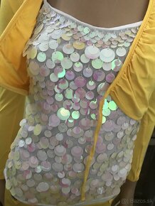 Oblečenie top + sukňa + bolerko - 2