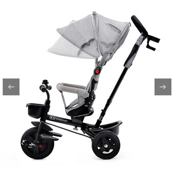 Detská trojkolka Kinderkraft Aveo grey - 2