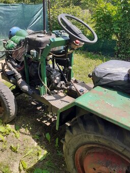 MALOTRAKTOR DOMÁCEJ VÝROBY. - 2
