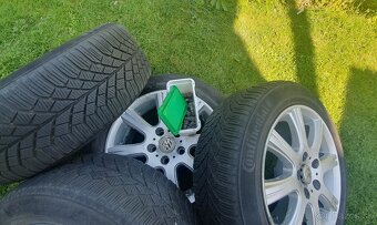 alu disky s pneu 7,5J x 16 - 5x112 ET35 pre VW, škoda, audi - 2