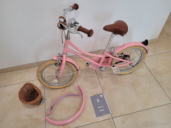 Detsky bicykel Bobbin Gingersnap 16" ruzovy - 2