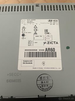 Autorádio do Kia Ceed 2015 - 2