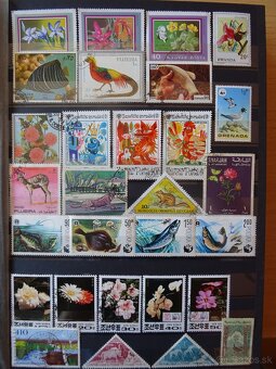 Pekná zbierka známok FAUNA a FLÓRA - 2