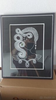 Obrazy s čipkou - 2