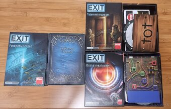 Predávam spoločenské hry zo série EXIT - 2