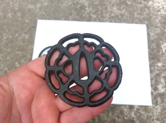 Japonské starožitné záštity mečov - Tsuba - 2