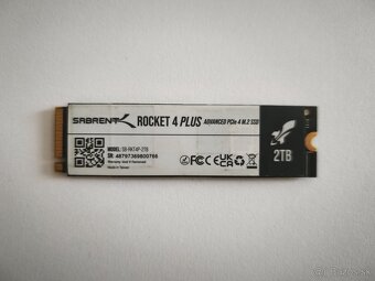 Sabrent Rocket 4 Plus 2TB, M.2 2280, NVMe (nepoužité) - 2