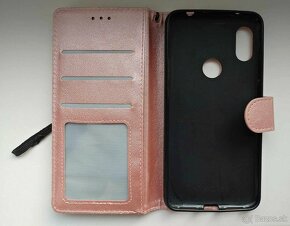 Ružový kryt/obal na Xiaomi redmi note 6 pro na zatváranie - 2