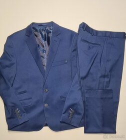 Pánsky modrý oblek - 2