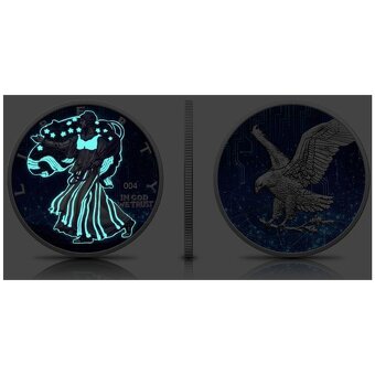 Investicne striebro mince minca Liberty AI - 2