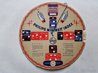 Stará reklamná ceduľa Philips elektrónka Miniwatt rádio - 2