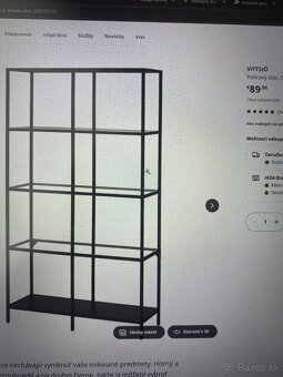 VITTSJÖ IKEA polica/regal - 2