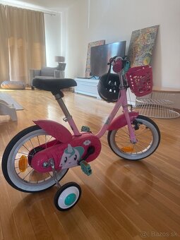 Bicykel ružový s košíkom - 2