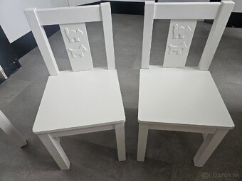 Detský set -stolík, 2 stoličky Ikea Kritter - 2