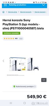 Predám playstation 5 - 2