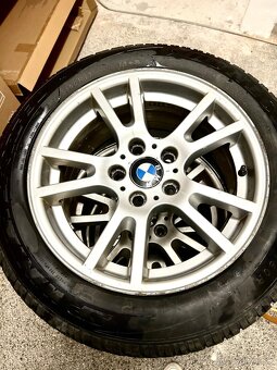 Predám BMW elektróny R17 spolu so zimnými pneu 215/60 - 2