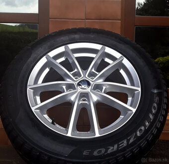 alu R16 5x112, zimné pneu 215/60, SuperB, Yeti, VW Passat - 2