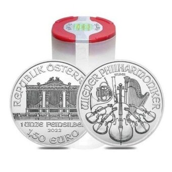 Investičné striebro 100 ks Philharmoniker 1 Oz Ag - 2